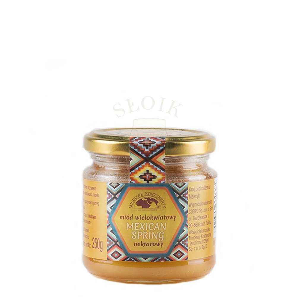 Meksykański miód wielokwiatowy MEXICAN SPRING 250g -0 Meksykański miód wielokwiatowy MEXICAN SPRING 250g -0