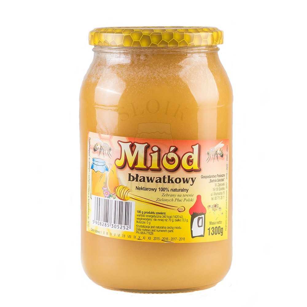 Polski miód bławatkowy 1300g-0 Polski miód bławatkowy 1300g-0