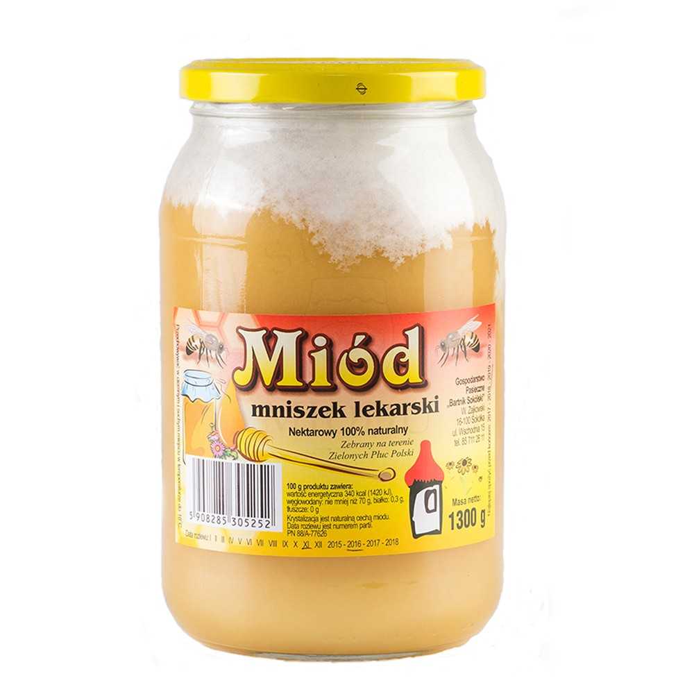Polski miód mniszkowy 1300g Bartnik Sokólski-0 Polski miód mniszkowy 1300g Bartnik Sokólski-0