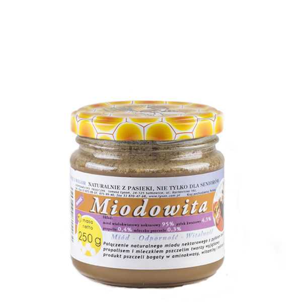 Miód z trzema dodatkami - "Miodowita" 250g-0