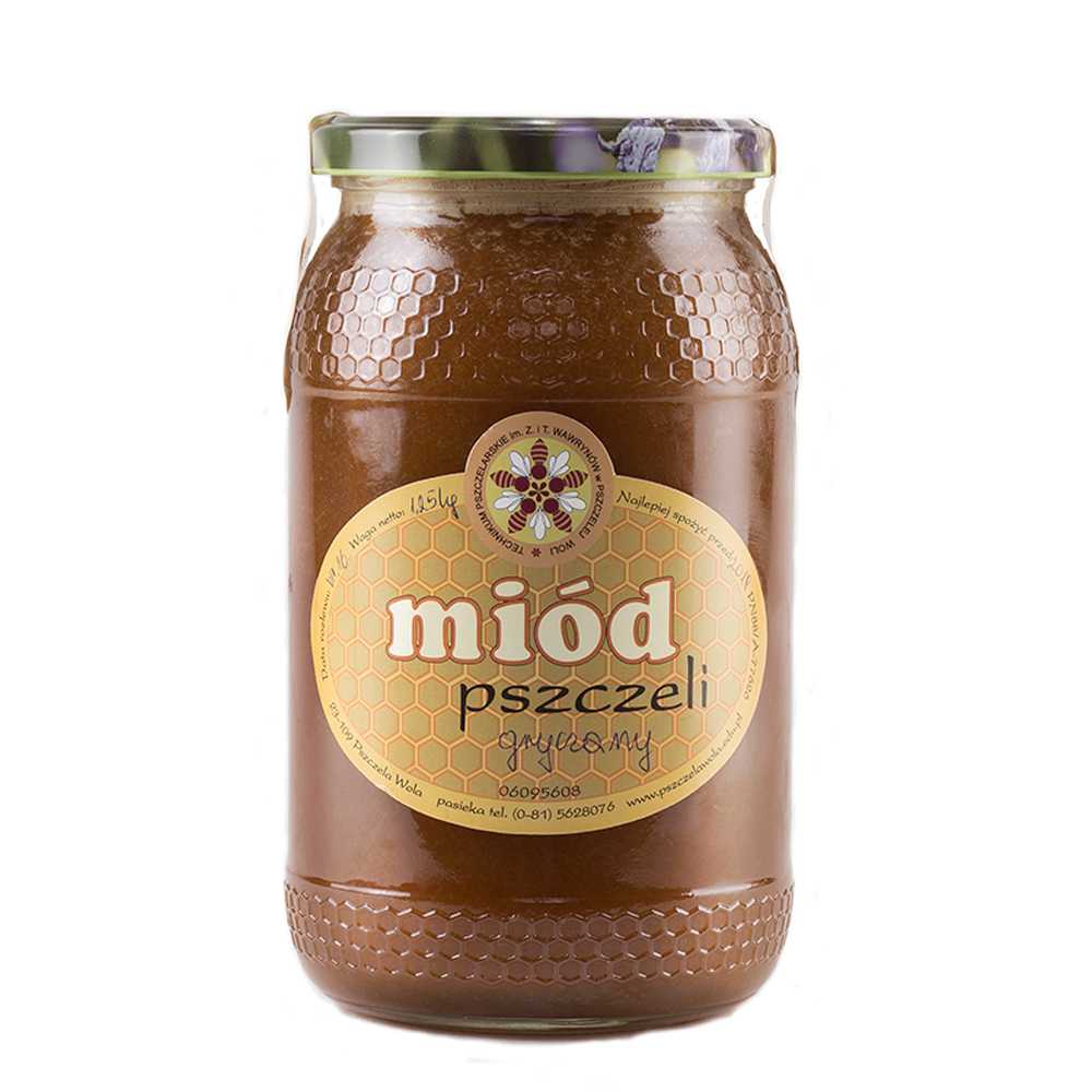 Miód gryczany z Technikum Pszczelarskiego 1,25kg-0 Miód gryczany z Technikum Pszczelarskiego 1,25kg-0