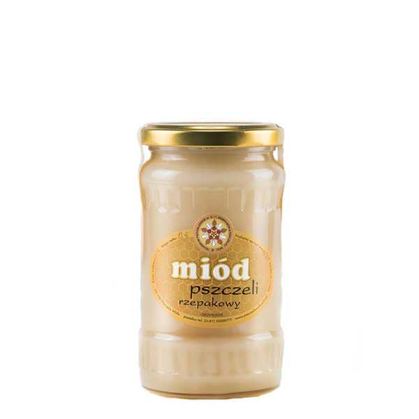 Miód rzepakowy z Technikum Pszczelarskiego 500g-0