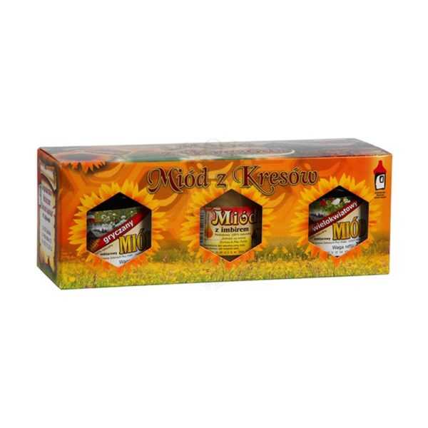 Miód z kresów zestaw 3*250g-0