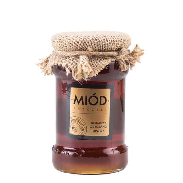 Polski miód gryczano-lipowy 400g-0