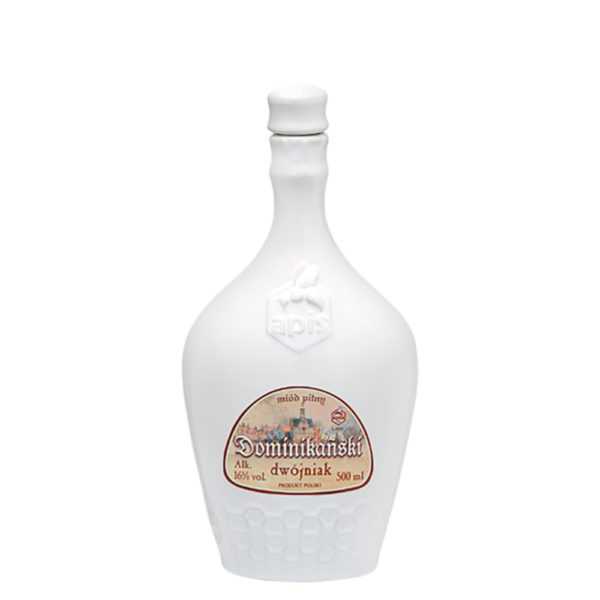 Miód pitny - dwójniak "Dominikański" kamionka 500ml-0