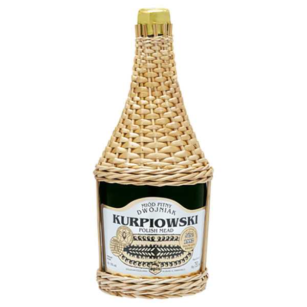 Miód pitny - dwójniak "Kurpiowski" w oplocie 750 ml-0