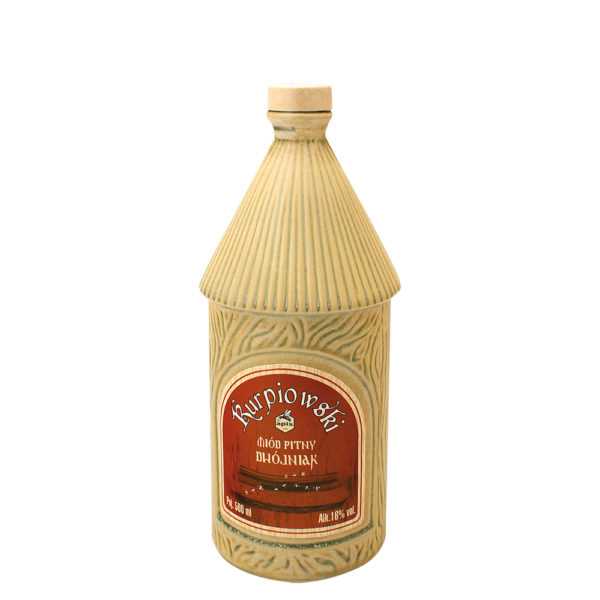 Miód pitny - dwójniak "Kurpiowski" kamionka ulik 500 ml -0
