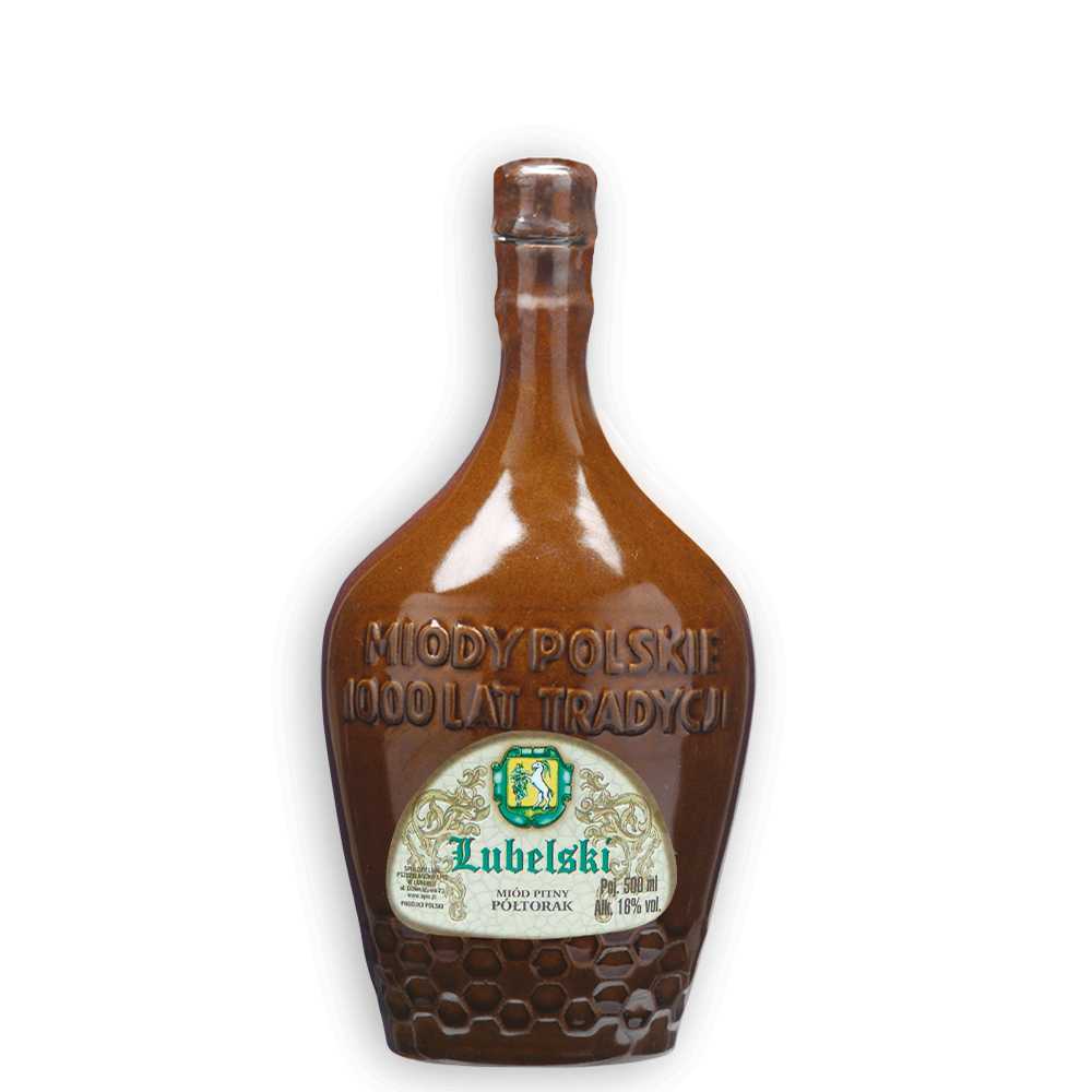 Miód pitny - półtorak "Lubelski" kamionka 500 ml-0 Miód pitny - półtorak "Lubelski" kamionka 500 ml-0