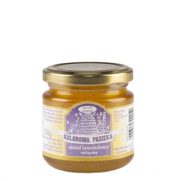 Miód lawendowy 'Kolorowa Pasieka' 250g-0