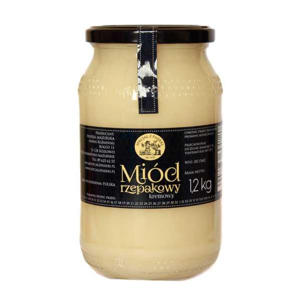 MIÓD RZEPAKOWY KREMOWY 1200G SPECJAŁ-0